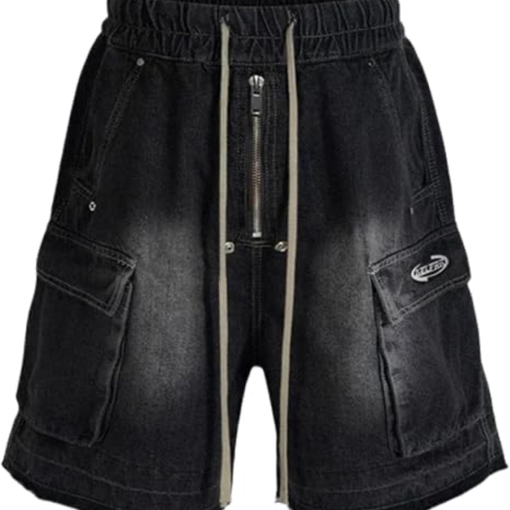 Aelfric Eden Mens Drawstring Washed Jorts Loose Fit size Large - Picture 2 of 5